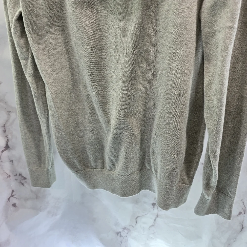 Banana Republic Hoodie Mens Medium Gray Pullover Lightweight Shirt